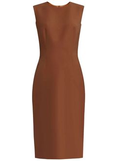 Krew High Quality Sheath Dress - Many Colors – Caeli Couture High Neck Long Dress, Timeless Dress, Plain Dress, Novelty Fabric, Coral Dress, Lilac Dress, Straight Dress, Night Wear, Basic Dress