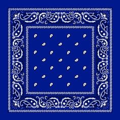 PRICES MAY VARY. LARGE COTTON BANDANA – Large 22” x 22” classic square bandana is a perfect size to wear as a headband for a party or during a workout, head scarf to cover hair or bald head, wristband, neck tie and more 100% COTTON – Beautiful high-quality cotton with a 68 x 68 thread count that will only get softer over time. Soft to the touch and very comfortable to wear. Each bandana features double sided printing without any logos or other writing. Just a cool looking classic paisley bandana Crip Bandana, Bandana Nails, Glitter Liner, Paisley Bandana, Perfect Eyeliner, Face Jewellery, Bandana Design, Head Wrap Scarf, Cowboy Cowgirl