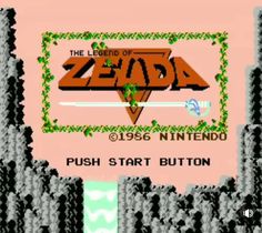 the legend of zelda title screen