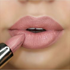 Nude Pink lipstick ❤ liked on Polyvore featuring beauty products, makeup, lip makeup, lipstick, lips and beauty Pink Lipstick Makeup, Bombshell Makeup, Nude Pink Lipstick, Pink Lips Makeup, Wedding Hairstyles And Makeup, Pink Lip Gloss, Smink Inspiration, Beauty Make-up, Lips Makeup