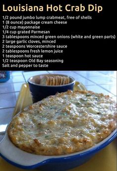 an image of a recipe for crab dip