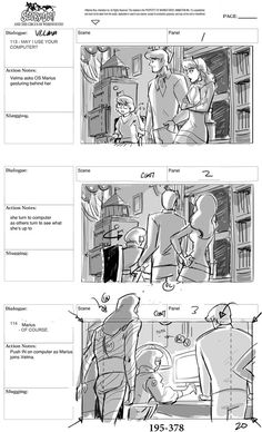 the storyboard shows how to use animation