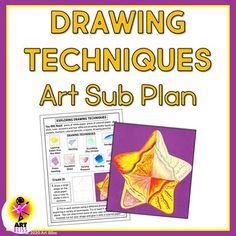 an art sub plan for drawing techniques