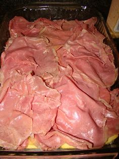 raw meat in a glass dish ready to be cooked