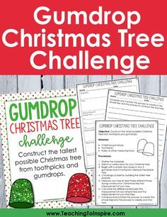 the gumdrop christmas tree challenge for kids