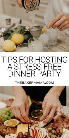 Lunch Ideas For Hosting, Dinner Ideas For Parties