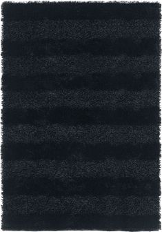 a black area rug on a white background