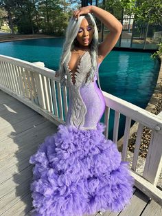 Light Purple Prom Dress, Purple Floor, Prom Dresses Long Black, Prom Inspiration, Prom Couples, Sparkly Prom Dresses, Prom Dresses Long Mermaid