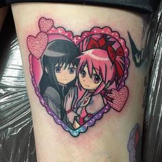 Madoka Magica Tattoo, Melbourne Tattoo, Girly Tattoos, Madoka Magica, Anime Tattoos, Little Tattoos