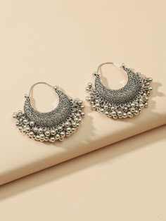 Silver Vacation   Zinc Alloy  Dangle Embellished   Jewelry Cheap Drop Earrings For Festivals, Unique Cheap Earrings For Festivals, Cheap Round Earrings For Diwali, Cheap Silver Earrings For Festival, Cheap Silver Festive Earrings, Cheap Party Earrings For Festivals, Cheap Bollywood Style Festive Danglers, Cheap Festive Jewelry For Festivals, Cheap Traditional Festival Jewelry