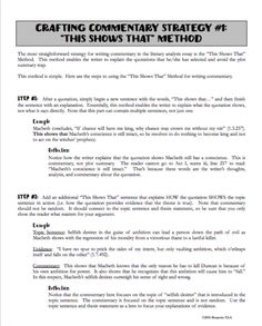 a paper with the words creating complementary strategy for this shows that method is used to describe what