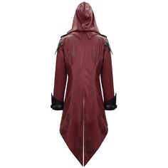 Movie Wearing Cool Actor Black Hooded Leather Long Coats For Men µ丱±¾ Vampire Style Winter Costume Outerwear, Vampire Style Cosplay Outerwear For Fall, Vampire Style Outerwear For Costume Party In Fall, Vampire Style Long Coat For Larp, Alternative Style Leather Winter Outerwear, Gothic Leather Outerwear, Punk Leather Outerwear For Cosplay, Gothic Leather Outerwear For Fall, Fall Gothic Leather Outerwear