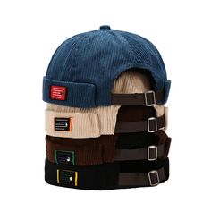 PRICES MAY VARY. 【Material】- Made of high-quality corduroy fabric. Very Soft, comfortable, skin-friendly and durable. Can protect you from the cold weather in the winter season. 【Easy to carry】- The brimless cap is foldable and easy to store or carry when not wearing on your head, These are lightweight and low profile so they can fit in your coat pocket, pants, bag or hang it on your bag/clothes using the D-ring attached to the hat. Even if it gets wrinkled, it will come back quickly. 【Design】- Cheap Trendy Six-panel Hats, Cheap Hip Hop 5-panel Hats, Cheap Hip Hop Baseball Cap With Short Brim, Cheap Adjustable Brimmed Snapback Hat, Cheap Hip Hop Cotton Snapback Hat, Cheap Adjustable Hip Hop Snapback Hat, Cheap Washed Hats With Curved Bill, Mens Warm Hat, Cheap Hip Hop 5-panel Baseball Cap