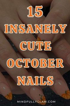 Channel Your Inner Scream Queen with Scream Nail Art! 🎭💅 Nice Halloween Nails, Oktoberfest Nail Ideas, October Fingernails, Classy Nails Halloween, October Birthday Nail Ideas, Cute Simple October Nails, Fall Nails Birthday, October Nails Fall Dip, Nail Ideas For October