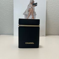 Nwot Chanel Beauty Mini Case With A Gold Tone Zipper And Interior Mirror About 3.5” Tall. Authentic Chanel Beauty Case All Sales Are Final. No Returns Or Cancellations Accepted Interior Mirror, Chanel Beauty, Beauty Case, Chanel Accessories, Mirror Interior, Chanel Black, Mini Case, Gold Tones, Chanel