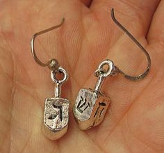 Hanukkah Harry, Tikkun Olam, Epi Pen Case, Simple Silver Earrings, How To Celebrate Hanukkah, Judaica Jewelry, Mazel Tov, Jewish Jewelry, Minerals And Gemstones