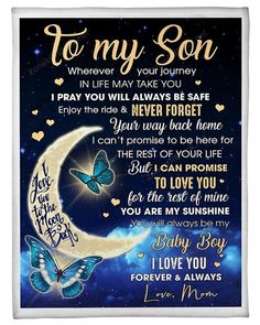 to my son i love you forever and always