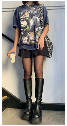 Moda Grunge, Goth Outfit, Pastel Outfit, Indie Outfits, Moda Vintage, Mode Inspo, 가을 패션