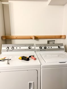 Behind Washing Machine Shelf, Shelf Over Laundry Sink, Diy Shelves Above Washer And Dryer, Diy Shelves Over Washer And Dryer, Laundry Room Washing Machine Shelf, Removable Laundry Shelf, Laundry Cabinets Above Washer And Dryer, Diy Floating Shelf Laundry Room, Floating Shelves Over Washer And Dryer