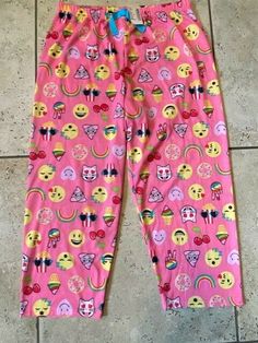 Up for your consideration is a really adorable pair of Pink Multi Capri / Cropped Pull-on Pajama Pants from The Children's Place.  These PJ pants are a Girls / Teen size XXL (16) and are brand new with the sales tags attached.   As always, this item comes from a clean and completely smoke-free home.    Shipping cost will be $5.35.  Shipping price is for the lower 48 states only.  All other states will be charged extra for shipping.  I’m sorry, but I can only ship to addresses within the United S Care Bear Pajama Pants, Cute Pink Bedtime Pants, Girls Pajama Pants, Cat Pajama Pants, Toddler Pajama Pants, Kids Pajamas Girls, Pj Pants, Childrens Place, Girls Pajamas