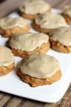 there are many cookies with icing on the plate