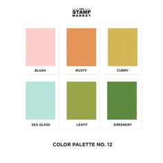 the color palette for stamp market