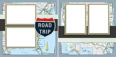 the road trip has been made with maps