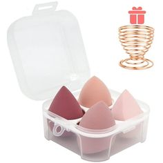 4 Pcs Makeup Sponges Blender Set: Professional Beauty Foundation Blending Applicator - Professional makeup artist supplies Products FEATURES: 1. Cosmetic waste avoided, such as BB cream, concealer, foundation, isolation, powder, blush, etc. Can be used wet or dry and both fits your hand perfectly. There are many shapes that fit all parts of your faceFor example: Pointy top for easy application around the eyes, lips and nose. Bottom part for cheeks, forehead and other parts. 2. Made from latex-fr Beauty Blender Set, Cushion Makeup, Face Blender, Makeup Blender Sponge, Beauty Blender Sponge, Beauty Blenders, Make Up Tools, Makeup Sponges, Makeup Blender