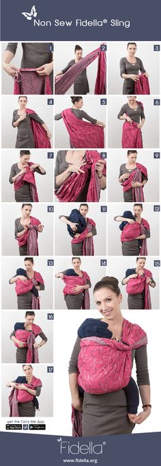 the instructions for how to tie a scarf in five easy steps with pictures and text below