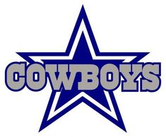 the cowboys logo on a white background