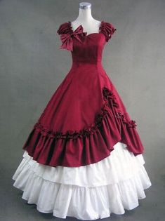 Item Details . Saloon Dress, Victorian Ball Gowns, Era Victoria, Southern Belle Dress, Victorian Gown, Victorian Costume, Old Fashion Dresses, Belle Dress