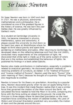 an article about the life and times of sir isaac newton