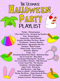 the ultimate halloween party playlist for kids to play with and learn how to use it