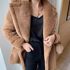 S To L Teddy Bear Coats For Women, Black Sequin Jacket, Teddy Bear Jacket, Faux Fur Sweater, Teddy Bear Coat, Bear Coat, Fuzzy Coat, North Face Coat, Leopard Jacket