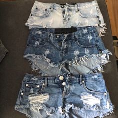 Size 25 / 26 Teaspoon Shorts, One Teaspoon Shorts, One Teaspoon, Black Blue, Jean Shorts, Blue Black, Denim Shorts, Womens Shorts, Women Shopping