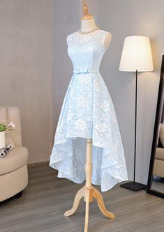 Cute Formal Dress, Light Blue Homecoming Dresses, Homecoming Dresses High Low, High Low Party Dresses, Elegant Homecoming Dresses, डिजाइनर कपड़े, Sweetheart Homecoming Dress, Cute Formal Dresses, Light Blue Prom Dress