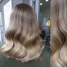 Champagne Blonde Hair, Champagne Hair, Beauty Hair Makeup, Long Blonde, Blonde Hair Color, Ombre Hair, Gorgeous Hair