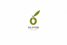 an olive logo with the letter o on it's left side and leaves in the middle