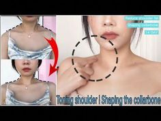 the woman is showing her breast before and after surgery