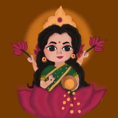 Cute Lakshmi Goddess Cartoon, Rangoli Designs Lakshmi Mata, Dhanteras Creative Decoration, Maa Laxmi Rangoli Design, Laxmi Devi Rangoli Designs, Goddess Lakshmi Rangoli Designs, Laxmi Maa Painting, Lakshmi Maa Rangoli, Easy Laxmi Rangoli