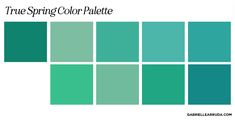 the color palette is green and it looks like they are from different shades of teal