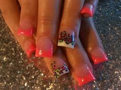 Awesome Nails, Totally Awesome, Acrylic Nails Coffin, Nails Coffin, Nail Decals, Coffin Nails, Acrylic Nails, Animal Print, Nail Art