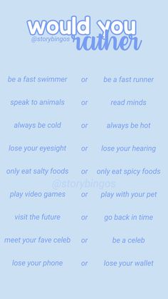 the words would you rather be a father? are in blue and white text on a light blue background