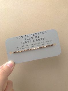 God is Greater Than My Highs and Lows Morse Code Seed Bead | Etsy God Is Greater Than The Highs And Lows Jewelry, International Morse Code, Morse Code Bracelets, Code Bracelets, Code Morse, Bracelets With Meaning, Morse Code Bracelet, Diy Bracelet Designs, Seed Bead Tutorial