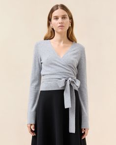 Color: Heather Grey Cashmere Wrap, Cozy Cardigan, Wrap Cardigan, Effortless Elegance, Wrap Sweater, Cashmere Cardigan, Everyday Wardrobe, Heather Grey, Sweaters & Cardigans