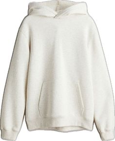 White Hoodie, Sweatshirt Hoodie, Kangaroo Pocket, Kangaroo, H&m, Cotton Blend, Long Sleeves, Sweatshirts Hoodie, Sweatshirts