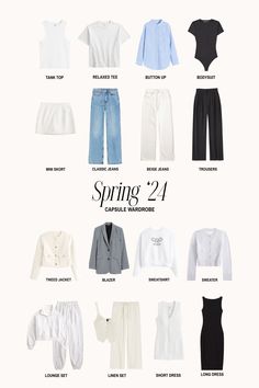 Spring 2024 Capsule Wardrobe | NeutrallyAshlan Spring 2024 Wardrobe Capsule, Summer 24 Capsule Wardrobe, Wardrobe Spring 2024, Capsule Wardrobe Outfits Spring 2024, 2024 Spring Casual Outfits, Italy Spring Capsule Wardrobe, Capsule Packing Spring, Capsule Wardrobe 2024 Spring Summer, 2024 Wardrobe Capsule