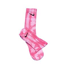 Hi Everyone These Are Brand *New* Nike Everyday Cotton Cushion Socks That Were Hand Dyed, Never Worn, Unique Fun Pair, Photo Of Actual Sock, That Make A Bold Statement , Thank You For Viewing, They Come Pre Washed After Process Limited Quantity Batch Of Hand Dyed Socks Assortments, Every Pair I Make Will Be Unique , And No Two Will Ever Be Alike , Makes A Great Gift , Thank You Enjoy Sizes Yth 5y-7y Wmn 6-10 Men 6-8 Machine Wash With Like Colors Please Don't Bleach, Tumble Dry Low Pink Nike Socks, Nike Ankle Socks Pink, Nike Socks Women, Cheap Pink Sports Socks, Dyed Socks Nike, Dyed Nike Socks, Affordable Fun Pink Socks, Nike Tie Dye Socks, White Nike Socks