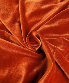 Stretch Burnt Orange Velvet Fabric by the Yard, Luxury 4 way Stretch Velvet Orange Velour Fabric, Soft Velvet Fabric. This luxurious soft velvet is perfect for both apparel and decorative uses. This premium quality fabric is dense, not see-through and form feting. With its elegant stretch and smooth, opaque finish, it's ideal for creating evening dresses, bows, scrunchies, backdrops, curtains, gowns, skirts, and more. Our velvet fabric boasts a supple feel and a sophisticated appearance, offerin Orange Luxury Aesthetic, Fabric For Gowns, Burnt Orange Aesthetic, Burnt Orange Fabric, Burnt Orange Velvet, Velvet Aesthetic, Velvet Fabrics, Purple Color Palettes, Velvet Texture