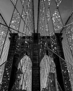 black and white photograph of the brooklyn bridge